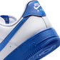 Nike Men's Air Force 1 '07 white and royal blue sneakers
