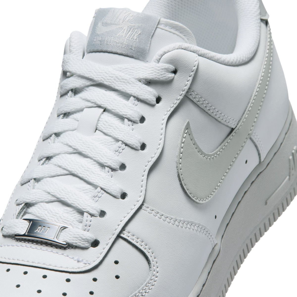 Nike men's Air Force 1 '07 Summit White sneakers in classic low-top design