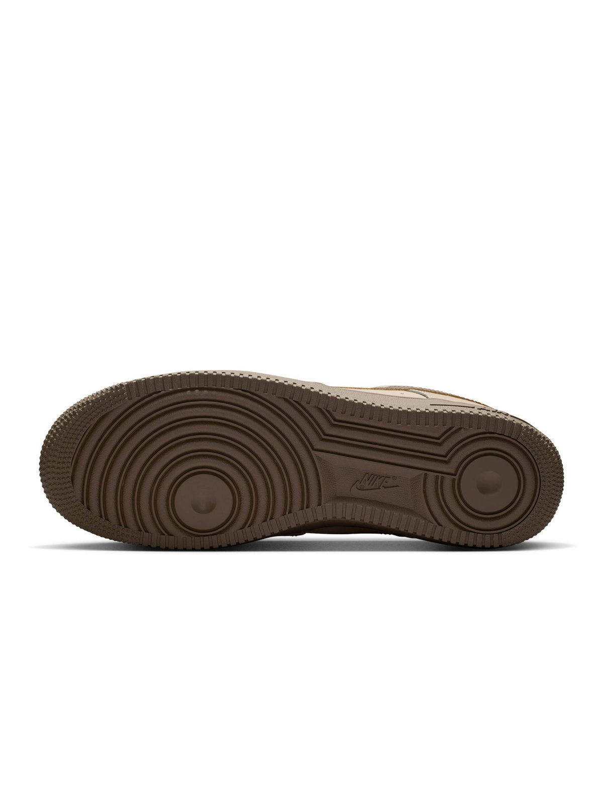 Nike men's Air Force 1 '07 Rattan sneakers in beige and white leather sneaker design