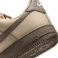 Nike men's Air Force 1 '07 Rattan sneakers in neutral beige and brown leather panels