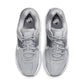 Nike men's Zoom Vomero 5 sneakers in Wolf Grey and White, side view