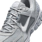 Nike Men's Zoom Vomero 5 sneakers in wolf grey and white, side view