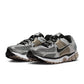 Nike men's Zoom Vomero 5 sneakers in metallic silver, side view