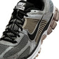 Nike men's Zoom Vomero 5 sneakers in metallic silver, side view