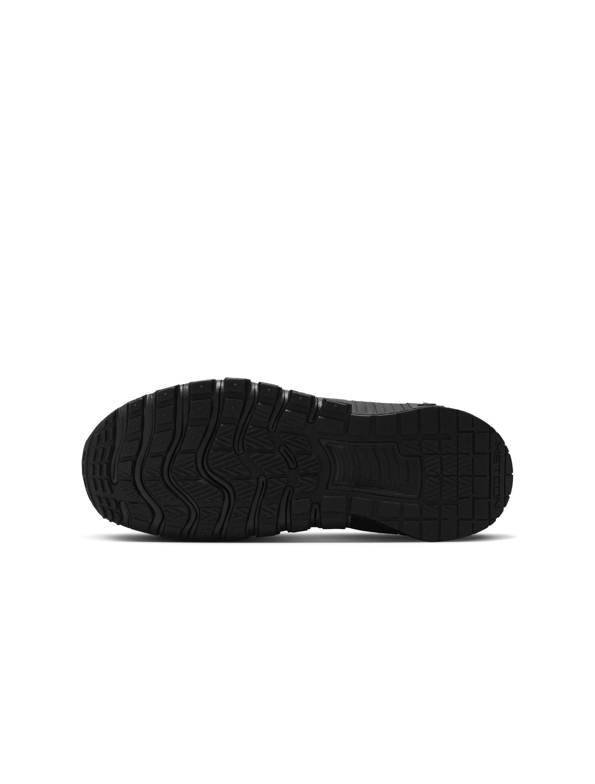 Nike Women's Free Metcon 6 athletic shoes in black and anthracite, featuring lightweight design and responsive sole for training.