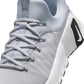 Men's Nike Free Metcon 6 footwear in wolf grey, side view with textured mesh upper and flexible sole