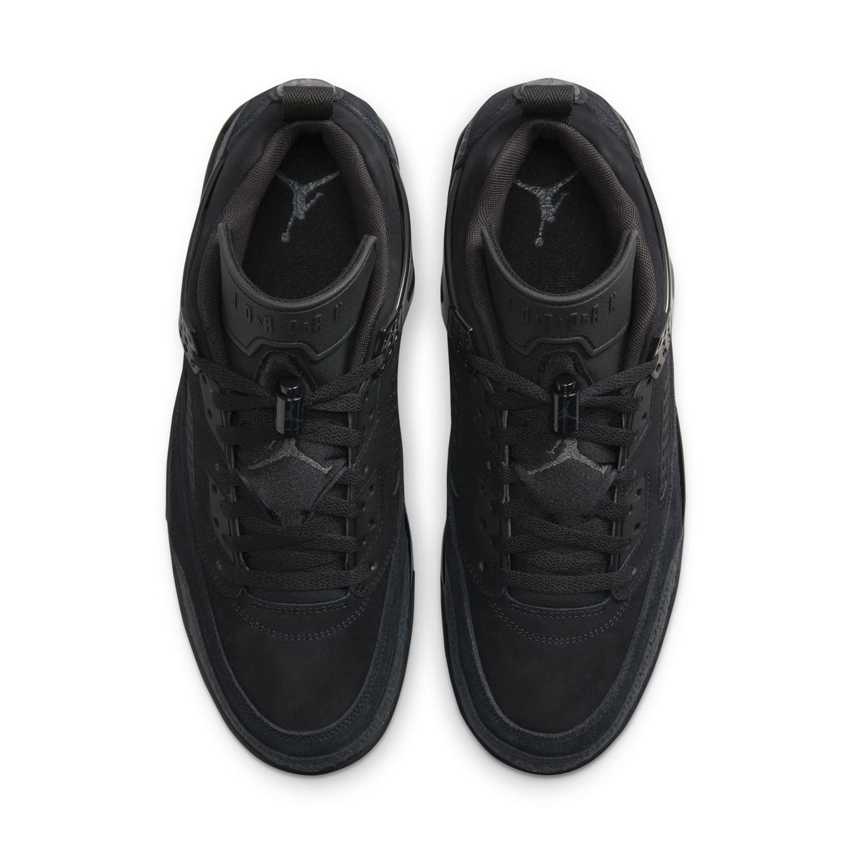 Denim Exchange Air Jordan Men's Spizike Low sneakers in black, side view