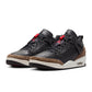 Men's Air Jordan Spizike Low sneakers in black and university red, casual footwear featuring signature design elements.
