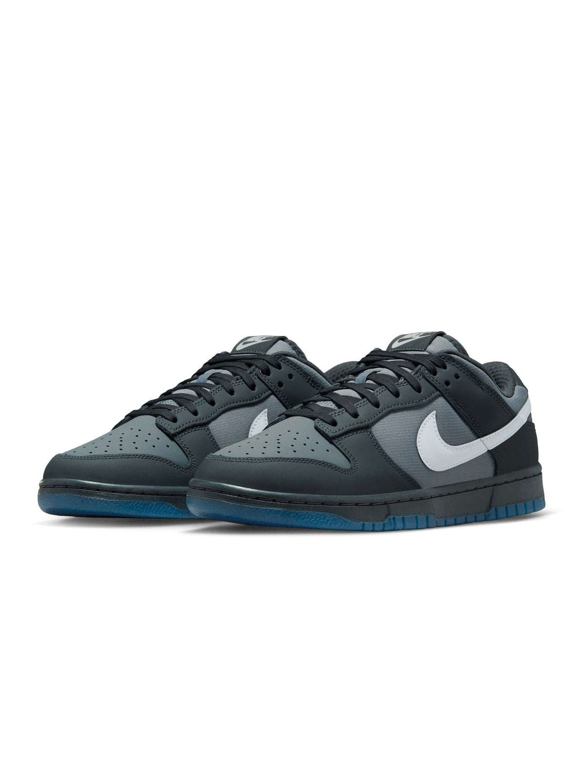 Nike Mens Dunk Low Pure Platinum footwear with a sleek silver design, featuring clean lines and classic low-top style.
