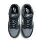 Nike Mens Dunk Low Pure Platinum sneakers, showcasing grey and white leather footwear with Nike branding.