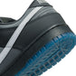 Nike Mens Dunk Low in Pure Platinum color, showcasing sleek silver sneakers with white accents on a clean background.