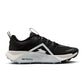 Nike Men's Wildhorse 10 black and Wolf Grey trail running shoes, side view