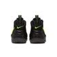 Nike Mens Air Foamposite Pro black and voltage colorway, stylish Nike men's footwear with a sleek, modern design.