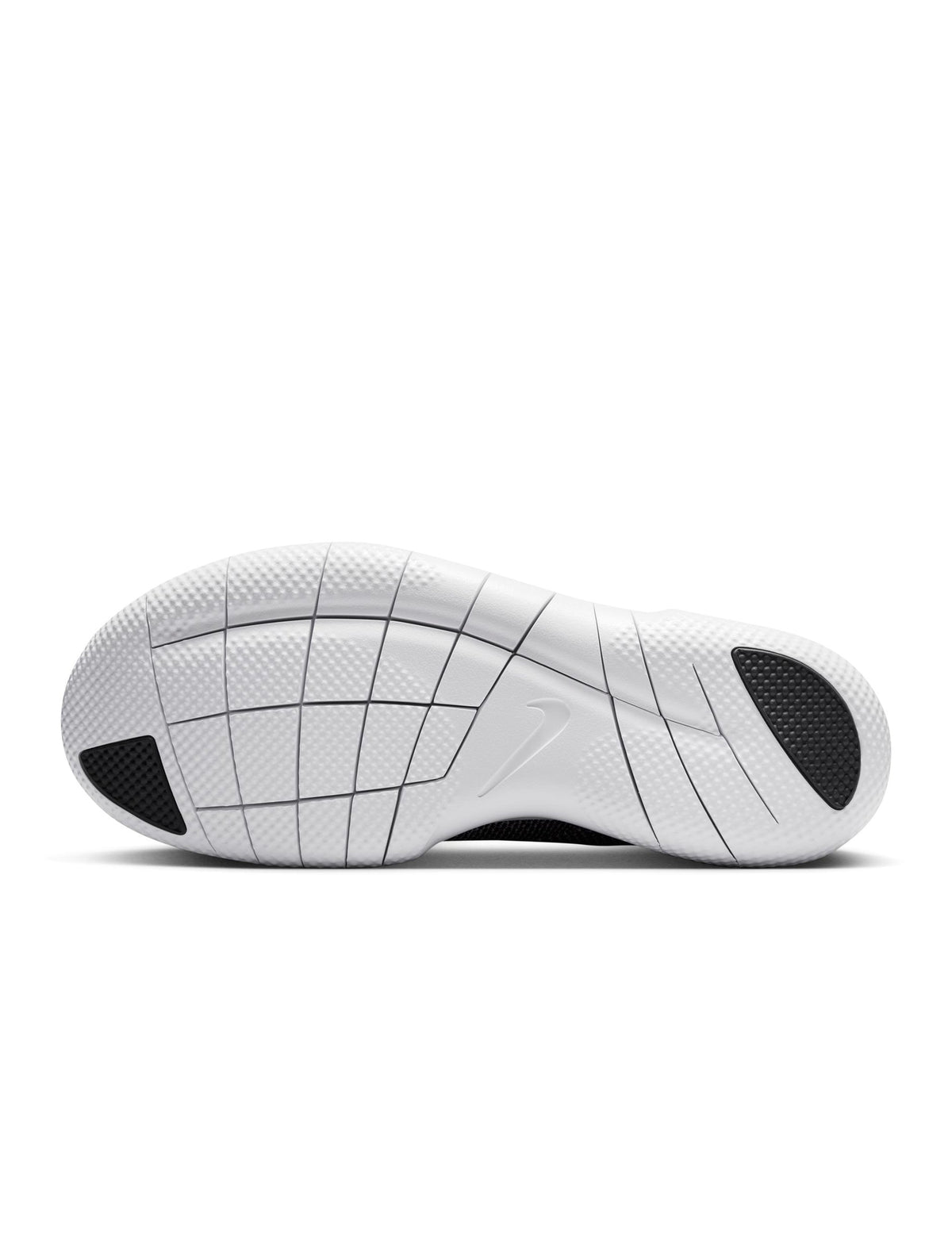 Nike men's Free 2025 black and white athletic footwear, stylish sneakers with breathable design and sporty look.