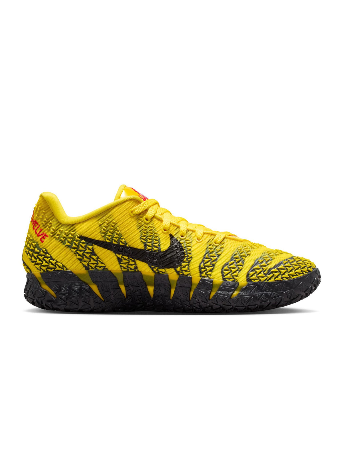 Denim Exchange Nike Mens Ja 3 Let Me Be Ja mens footwear in a vibrant yellow and blue colorway