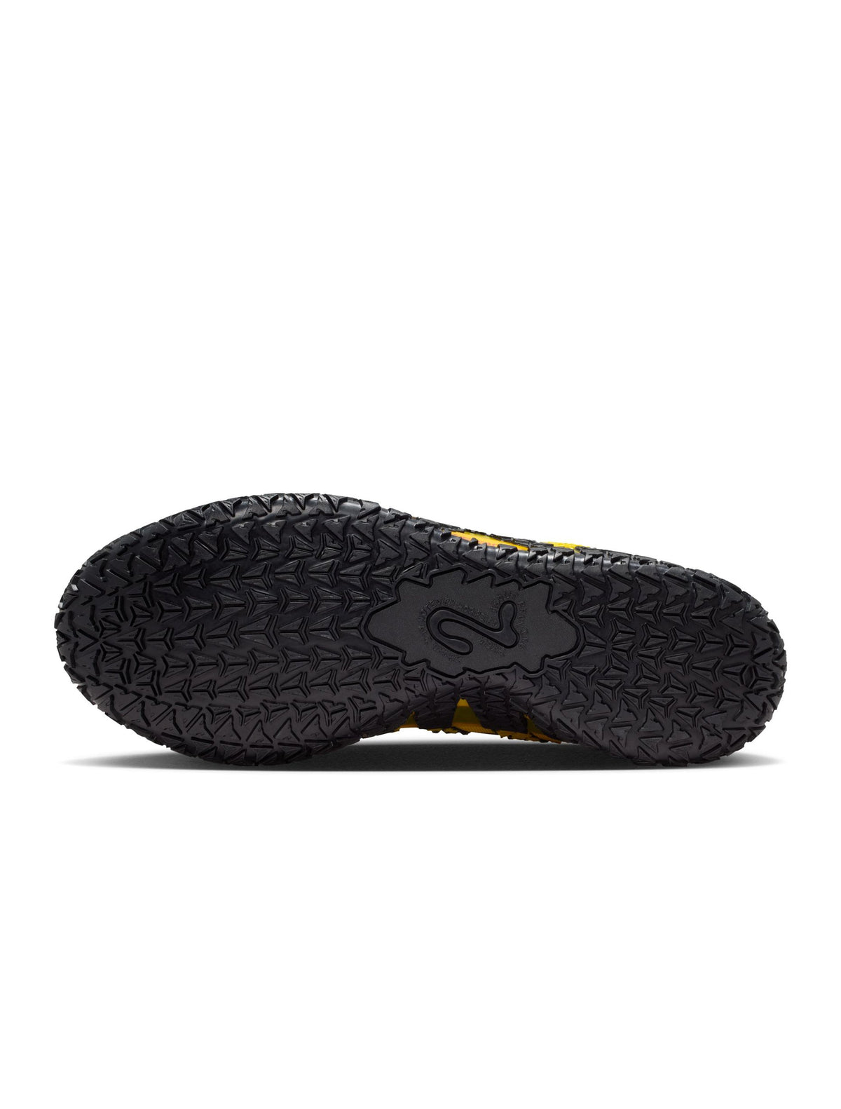 Nike Men's Ja 3 Let Me Be Ja men's footwear in bright yellow and purple colorway