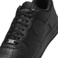 Nike men's Air Force 1 '07 black carbon fiber sneakers, side view