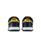 Nike Mens Dunk Low Retro Blue Legend sneakers in navy with white accents, showcasing the classic low-top design and stylish look.