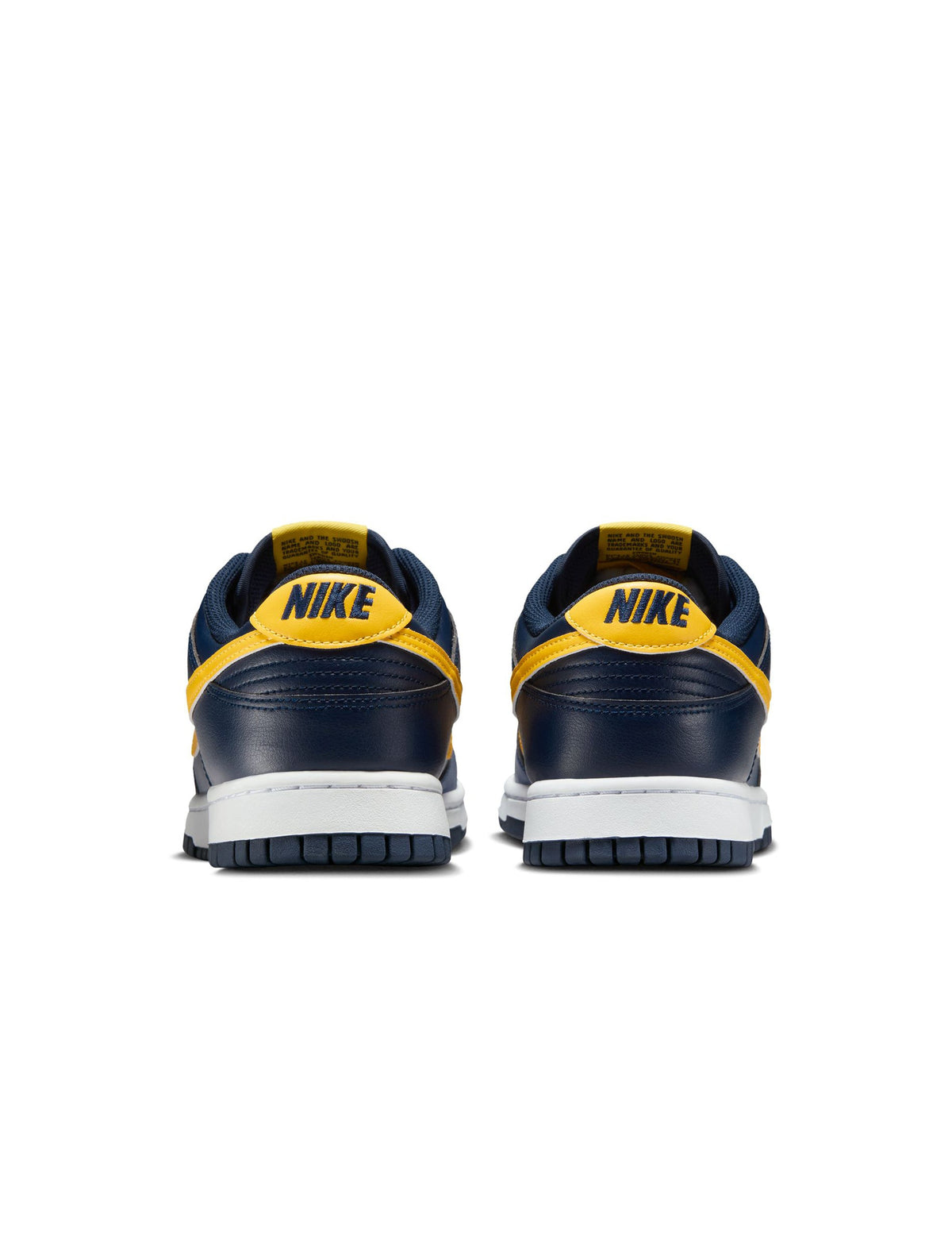 Nike Mens Dunk Low Retro Blue Legend sneakers in navy with white accents, showcasing the classic low-top design and stylish look.
