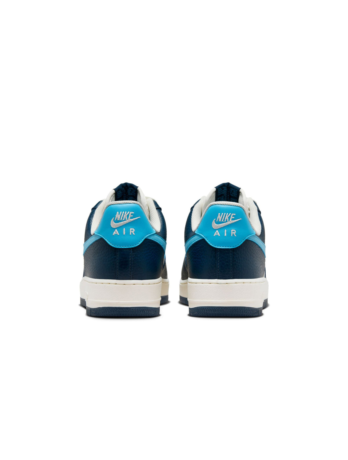 Men's Nike Air Force 1 '07 sneakers in Armory Navy and Baltic Blue, side view