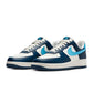 Nike men's Air Force 1 '07 sneakers in Armory Navy and Baltic Blue