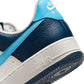Nike Men's Air Force 1 '07 sneakers in Armory Navy and Baltic Blue leather