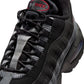 Nike Mens Air Max 95 Big Bubble OG sneakers in black and tough red, showcasing the iconic layered design and visible Air cushioning.