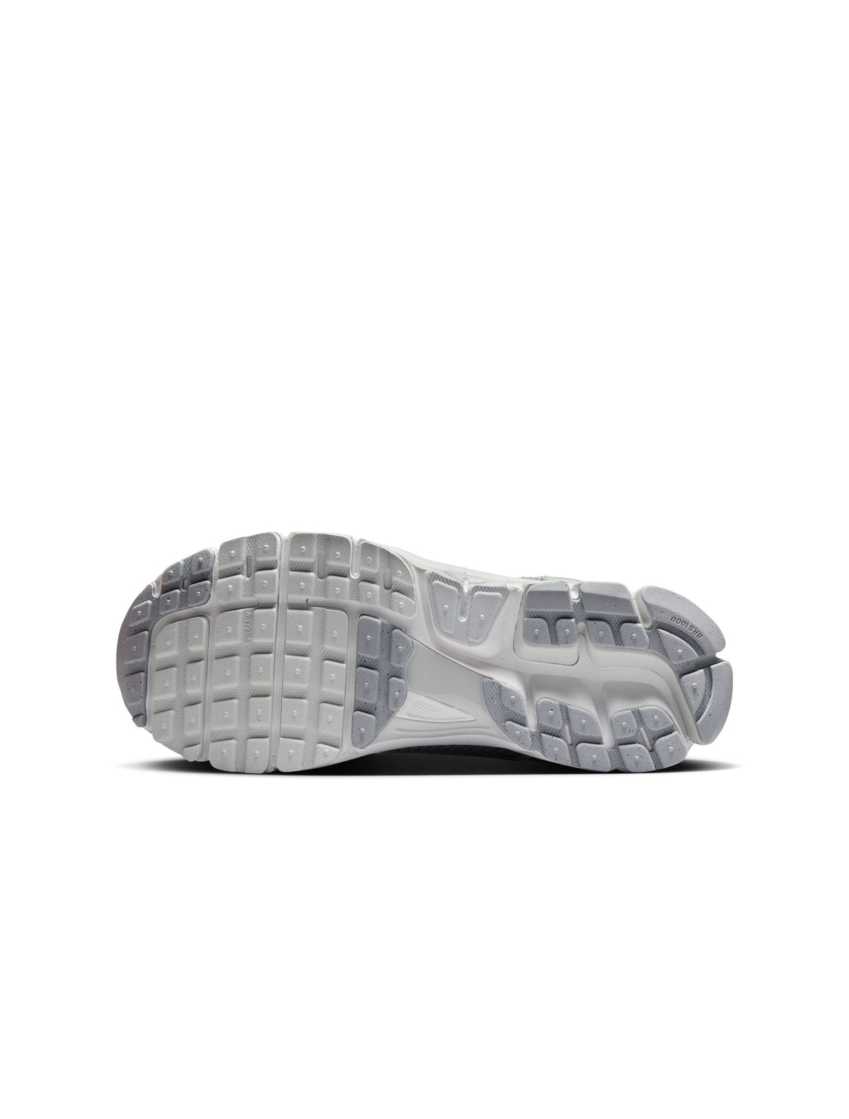 Nike Women's Zoom Vomero 5 running shoes in Pure Platinum color, featuring sleek design and breathable mesh uppers.