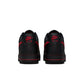 Black and University Red Nike Men's Air Force 1 '07 LV8 sneakers, side view