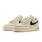 Denim Exchange men's Nike Air Force 1 '07 LV8 sneakers in light khaki suede and leather mesh detail