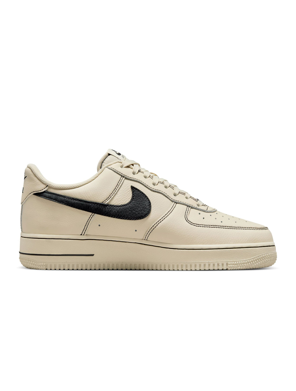 Nike Men's Air Force 1 '07 LV8 sneakers in light khaki, side view
