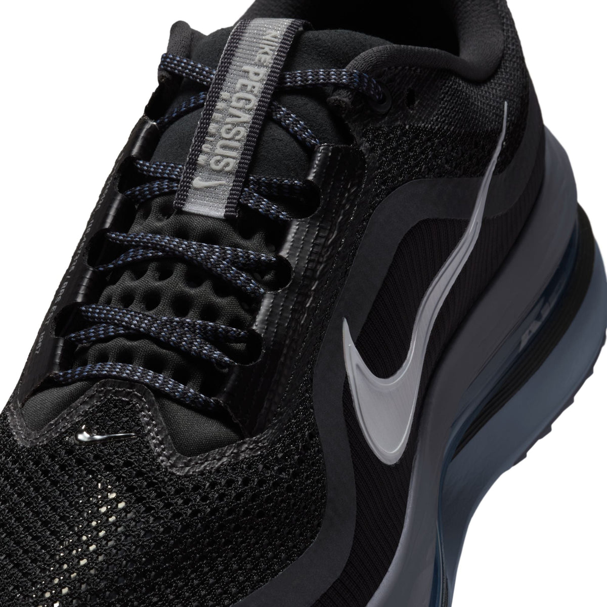 Nike Men's Pegasus Premium sneakers in Anthracite, side view by Denim Exchange