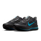 Nike men's Pegasus Premium sneakers in anthracite and current blue, featuring a sleek athletic design and breathable mesh upper.