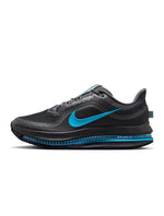 Nike men's Pegasus Premium sneakers in anthracite and current blue, featuring a sleek athletic design and breathable mesh uppers.