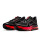 Nike Men's Pegasus Premium black and university red athletic shoes, showcasing sleek design and supportive cushioning.