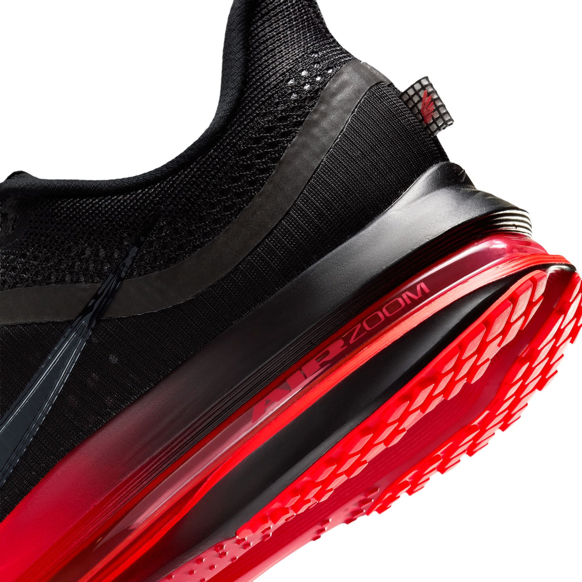 Nike men's Pegasus Premium running shoes in black and university red, featuring sleek design and supportive athletic footwear.