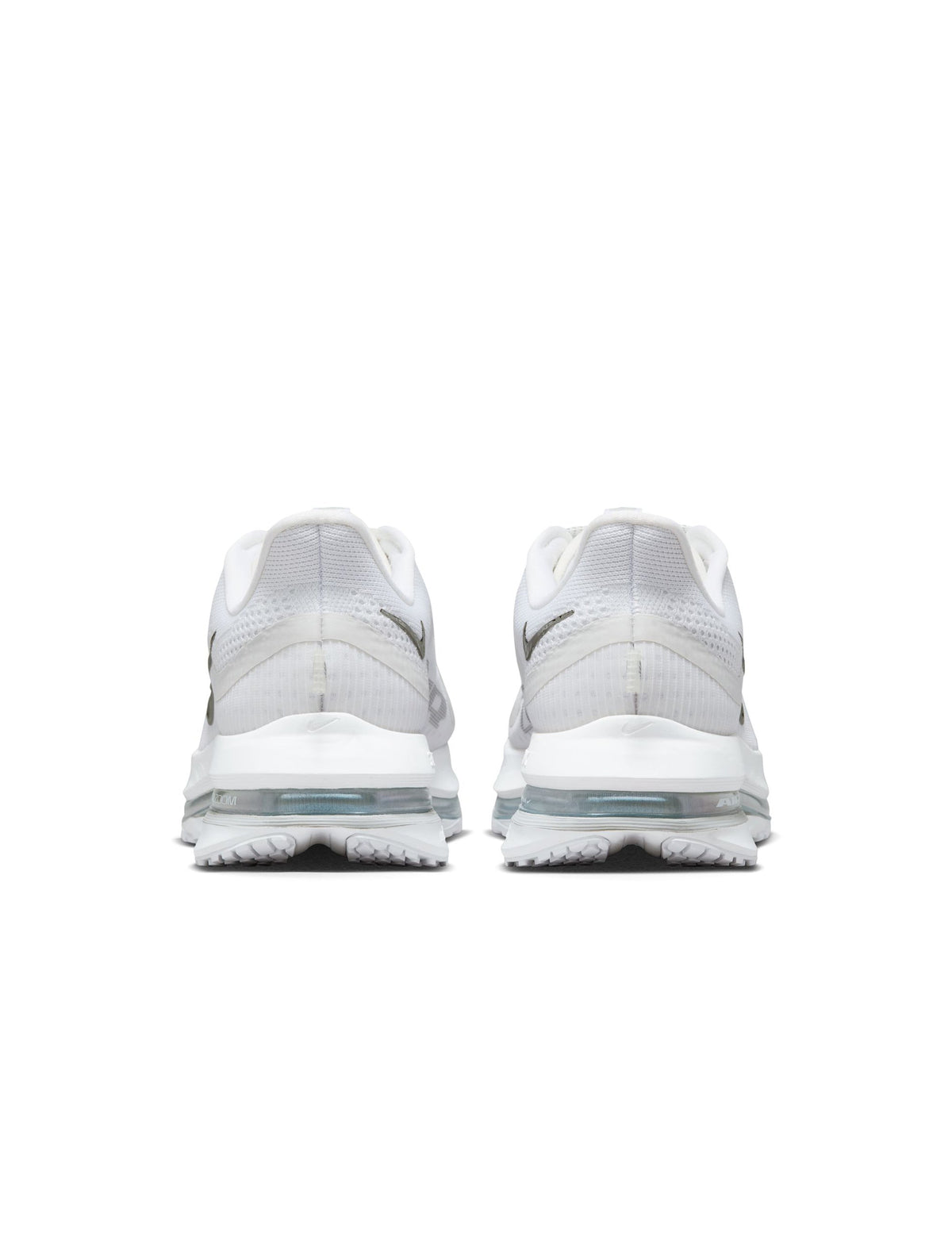 Nike Men's Pegasus Premium white and metallic silver men's footwear sneaker, side view