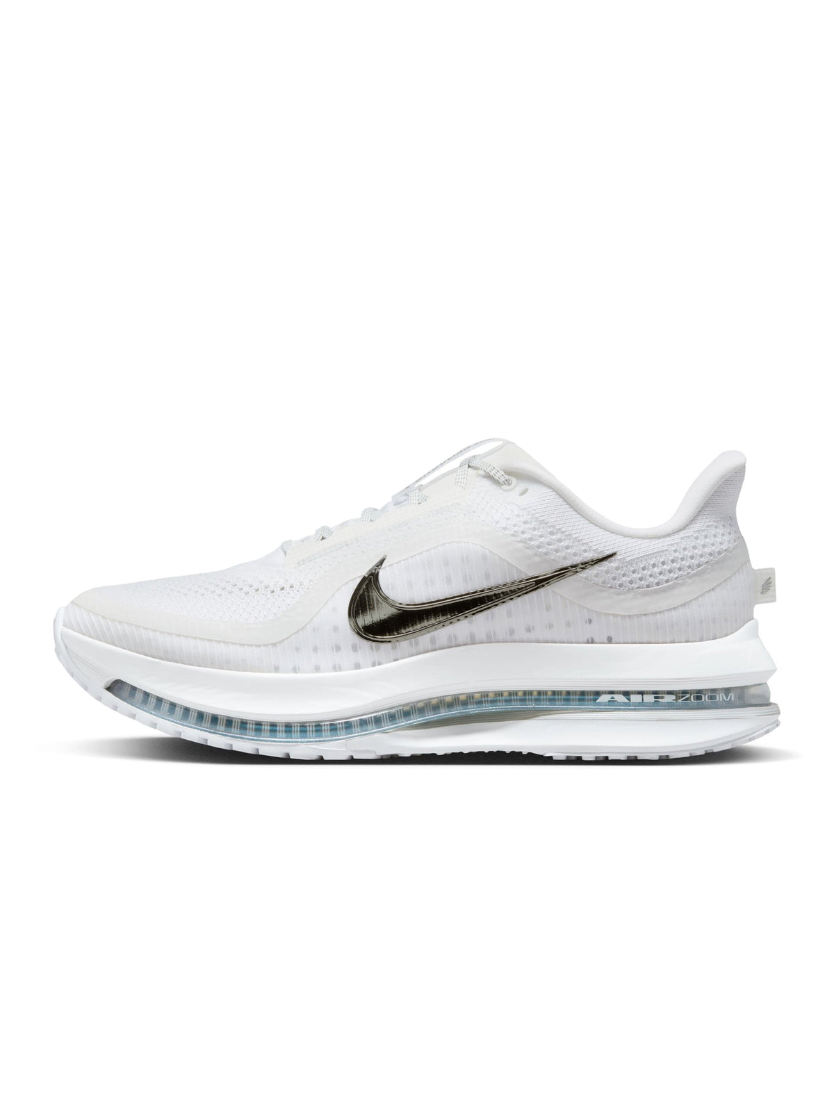 Nike Men's Pegasus Premium white and metallic silver footwear