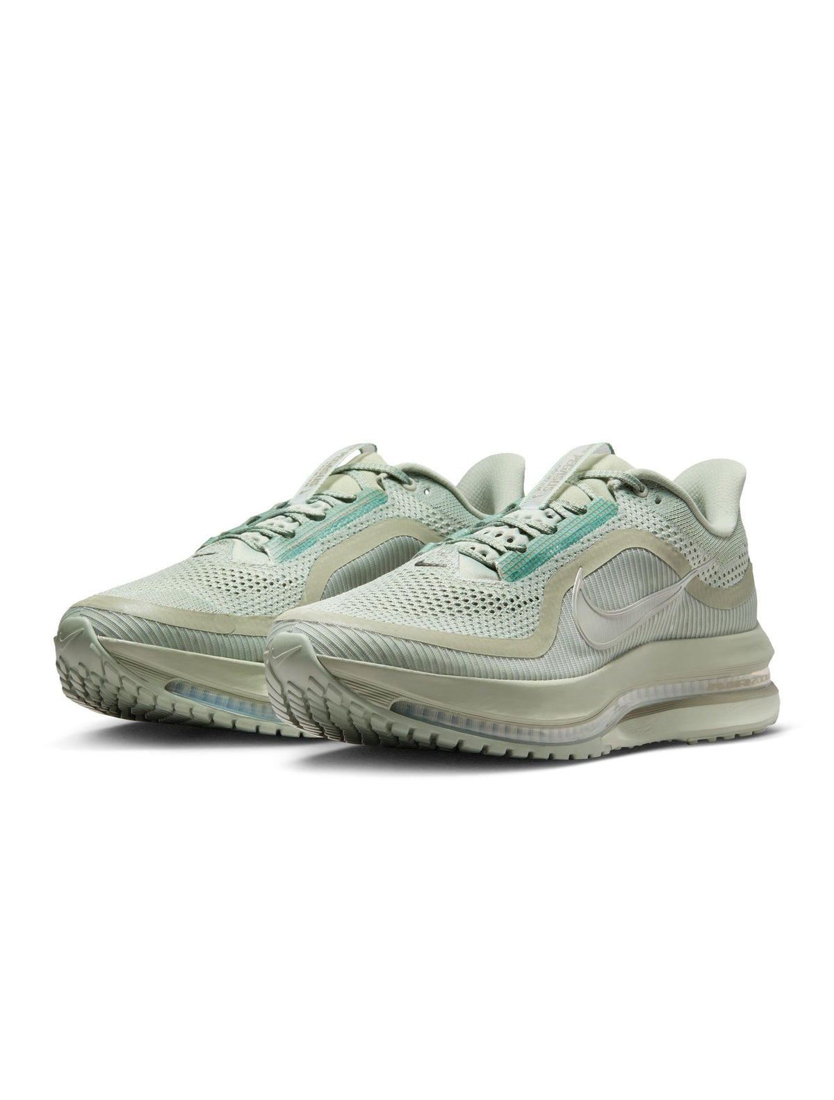 Nike men's Pegasus Premium Jade Horizon sneakers in green and black with cushioned running sole