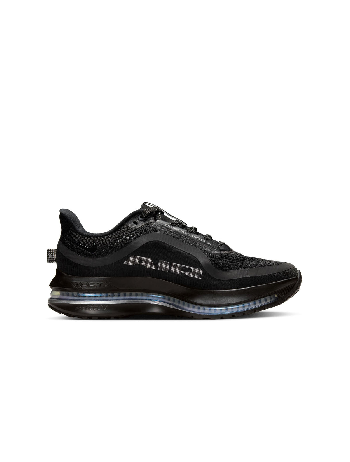 Black Nike Women's Pegasus Premium running shoes.