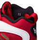 Nike Men's Air Diamond Turf 2 Prime Red men's footwear in red with athletic sneaker design