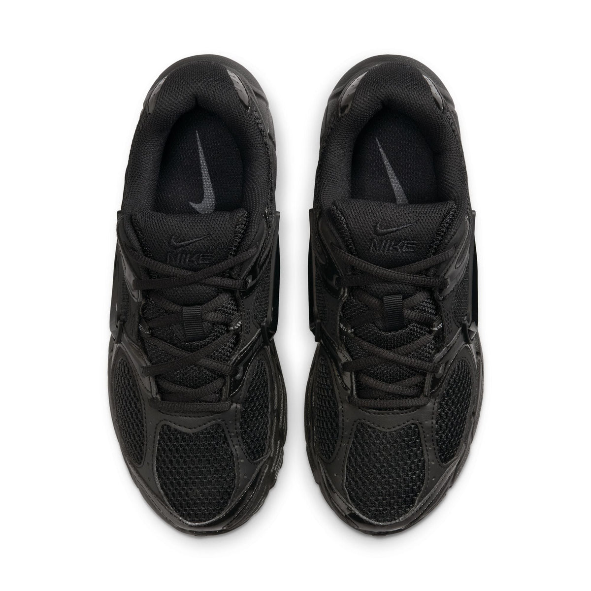 Black Nike Women's V5 RNR footwear with sleek design, suitable for athletic and casual wear.