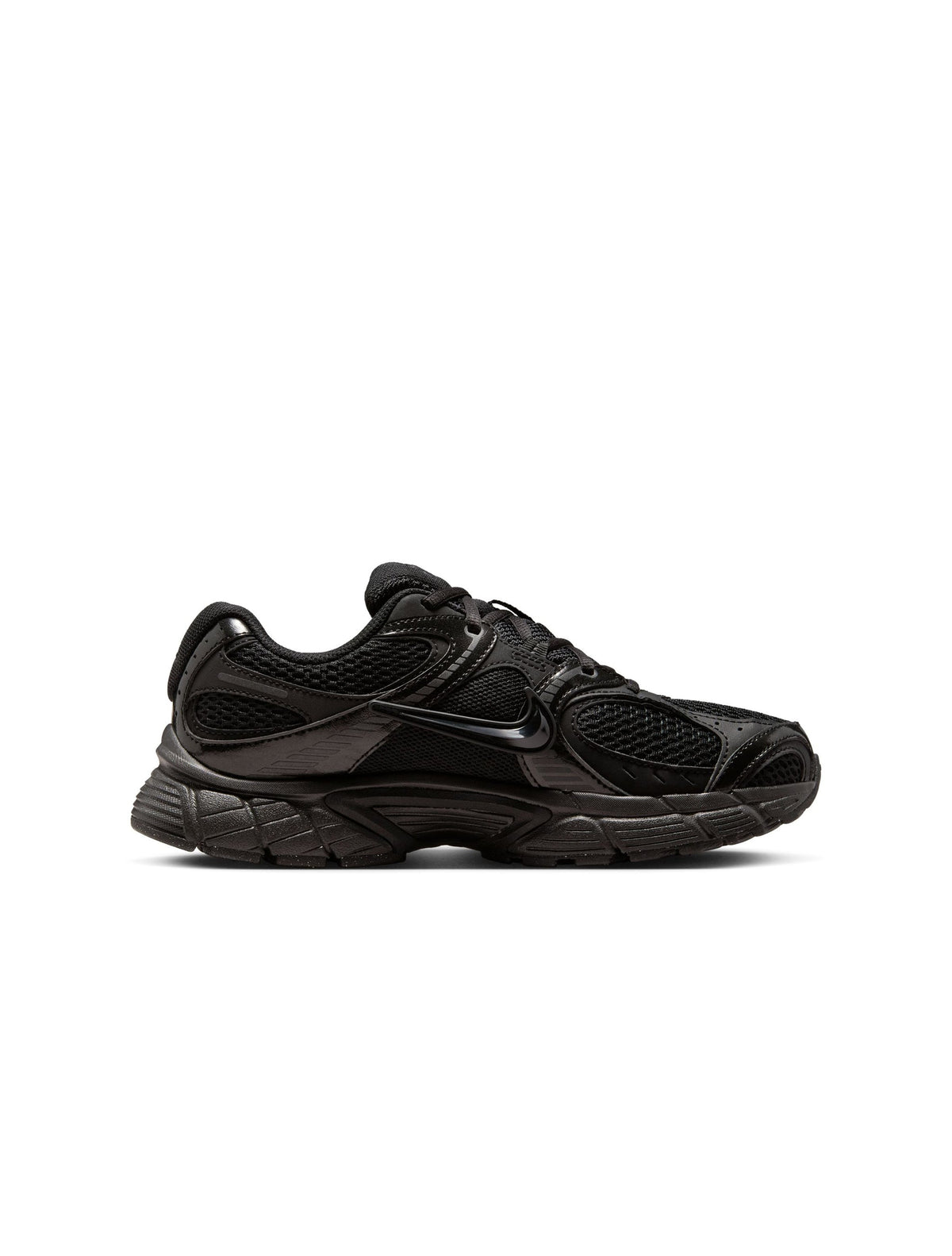 Nike Women's V5 RNR black footwear, stylish athletic shoes with sleek design and breathable material for active wear.