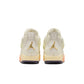 Air Jordan Womens 4 Retro Birds of Paradise sneakers by Denim Exchange in a neutral colorway