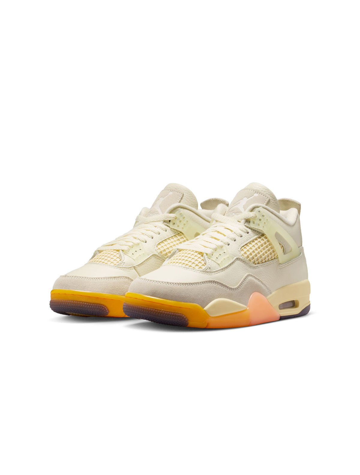 Air Jordan 4 Retro women's footwear in Birds of Paradise colorway by Denim Exchange