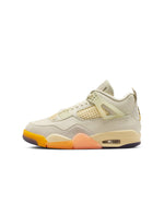 Air Jordan Women's 4 Retro Birds of Paradise sneakers by Denim Exchange in a stylish neutral colorway