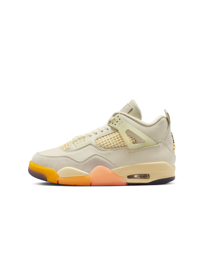 Air Jordan Women's 4 Retro Birds of Paradise sneakers by Denim Exchange in a stylish neutral colorway