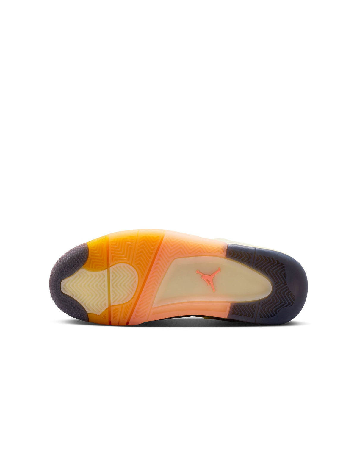 Air Jordan Women's 4 Retro Birds of Paradise sneakers by Denim Exchange, white and black high-top footwear
