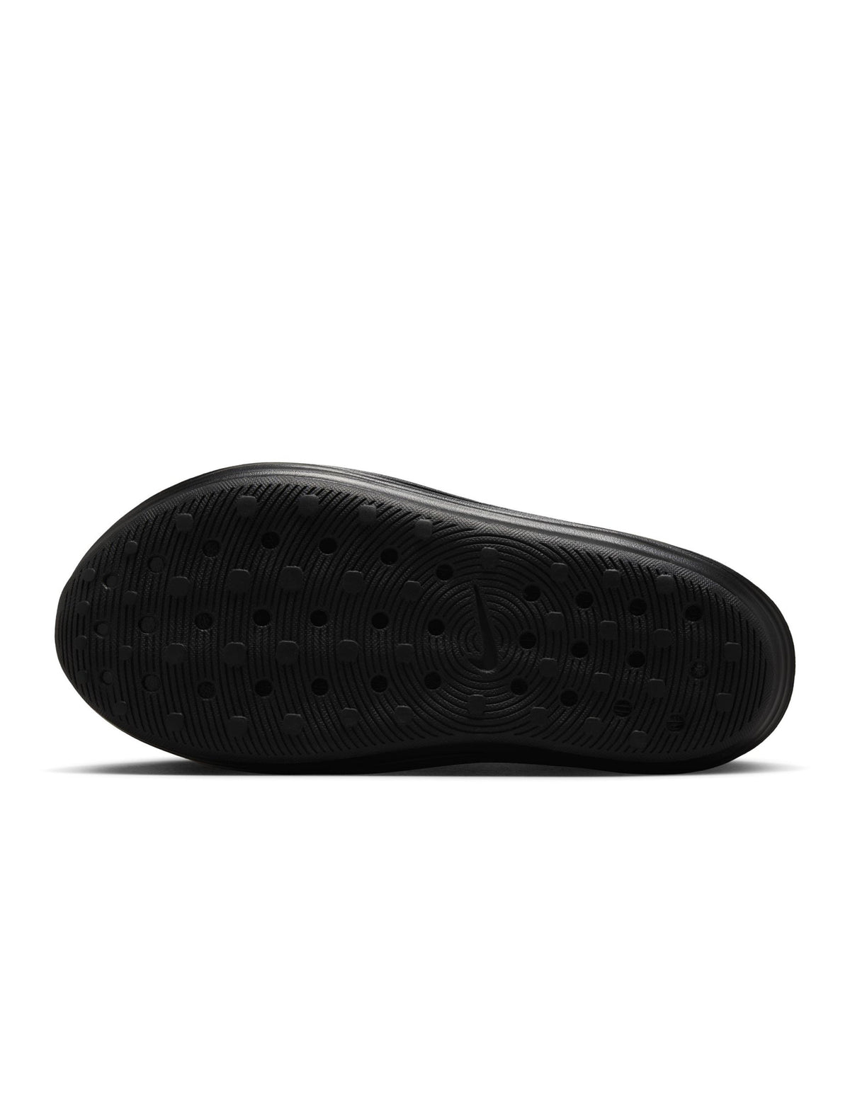 Denim Exchange men's Nike ReactX Rejuven8 footwear in Triple Black, side view sneaker image