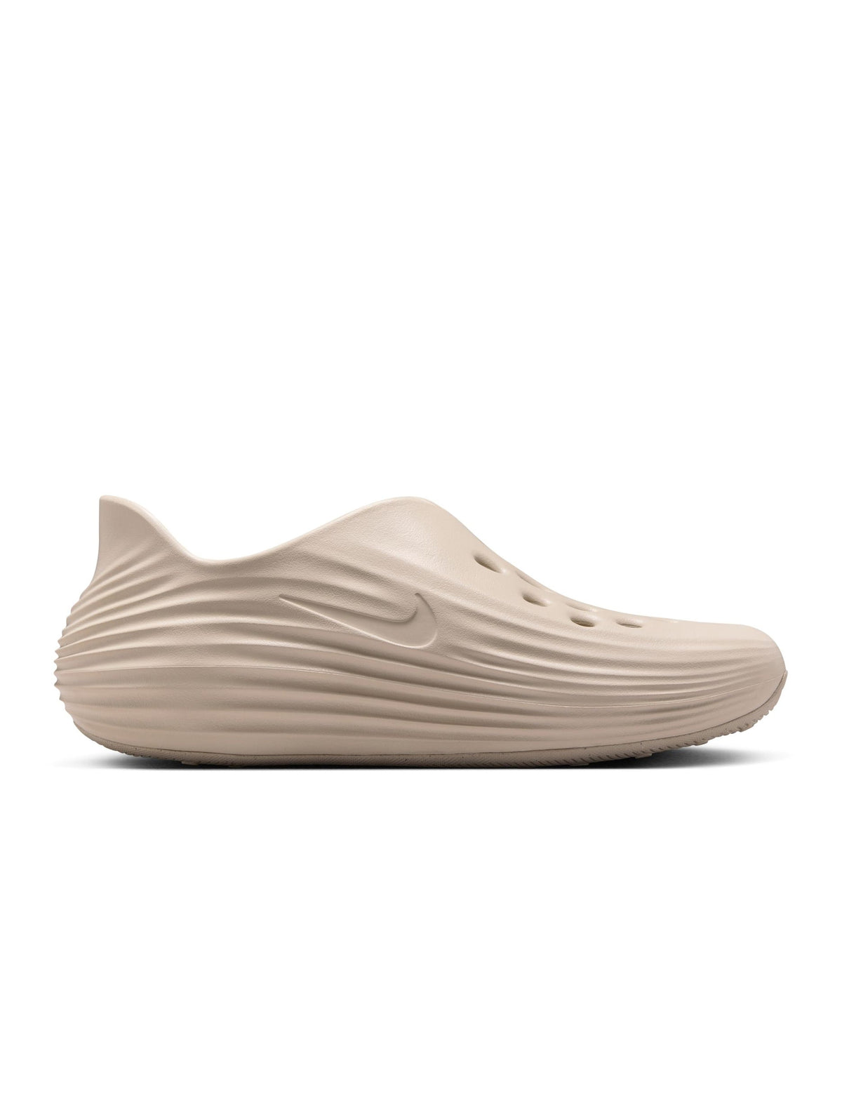 Nike Men's ReactX Rejuven8 Orewood footwear in a neutral colorway, side view.